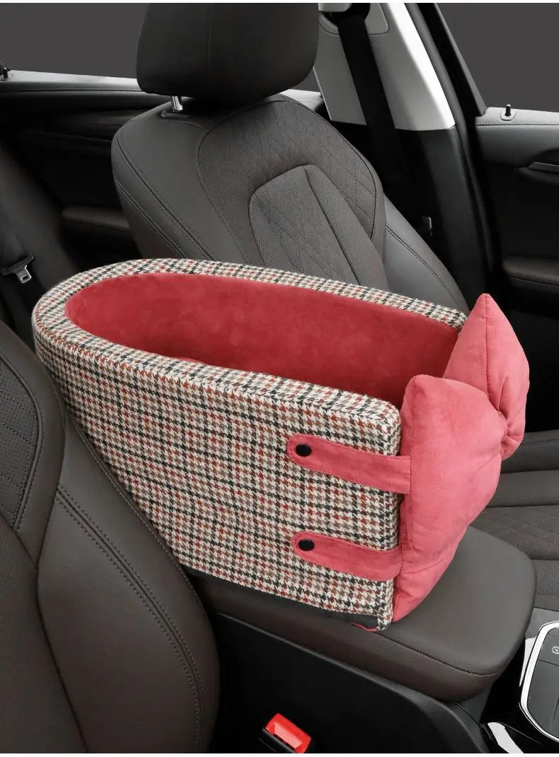 Accoudoir de voiture pour chat, nid de lit pour animal de compagnie, siège de voiture pour chien, contrôle central, transport, protection de transport pour petit chien, chiot, housse de siège de voiture