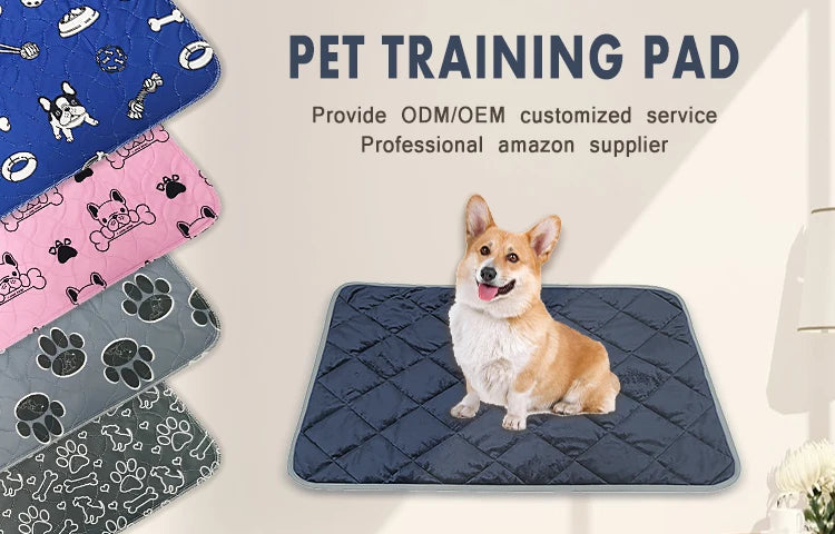 Accesorios para gatos, suministros lavables para cachorros, alfombrilla para incontinencia alta, pañal para perros