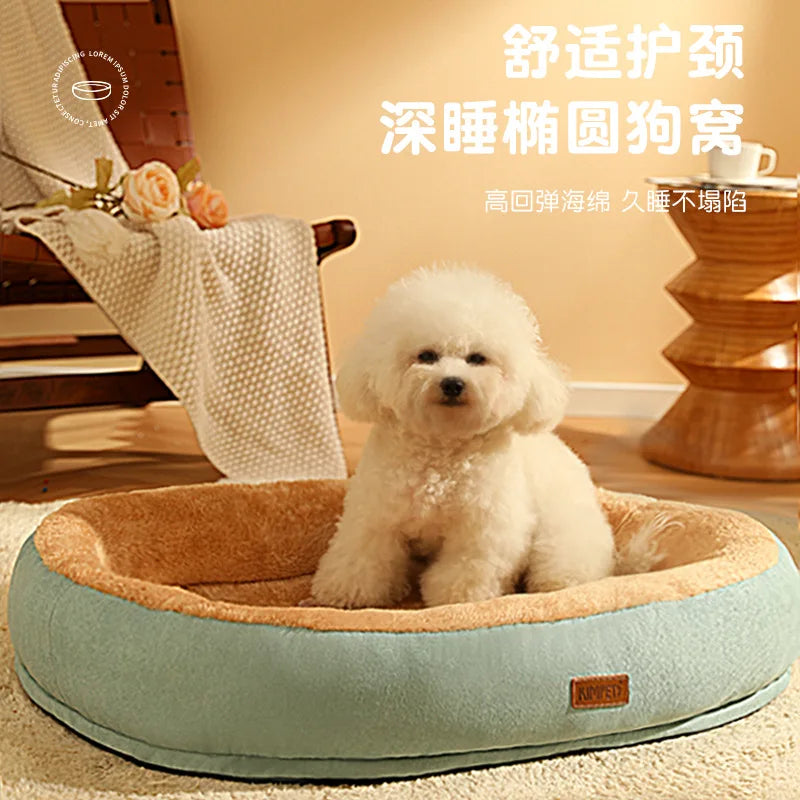 Hiver chaud chien lit chenil chat maison dormir citrouille chiot coussin tapis chat maison pour chats Cama Gato