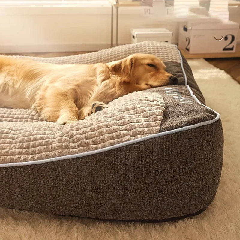 Cama para perro de gran espacio, nido suave y cálido para mascotas, perrera para perros pequeños, medianos y grandes, sofá cama extraíble para mascotas, accesorios para mascotas