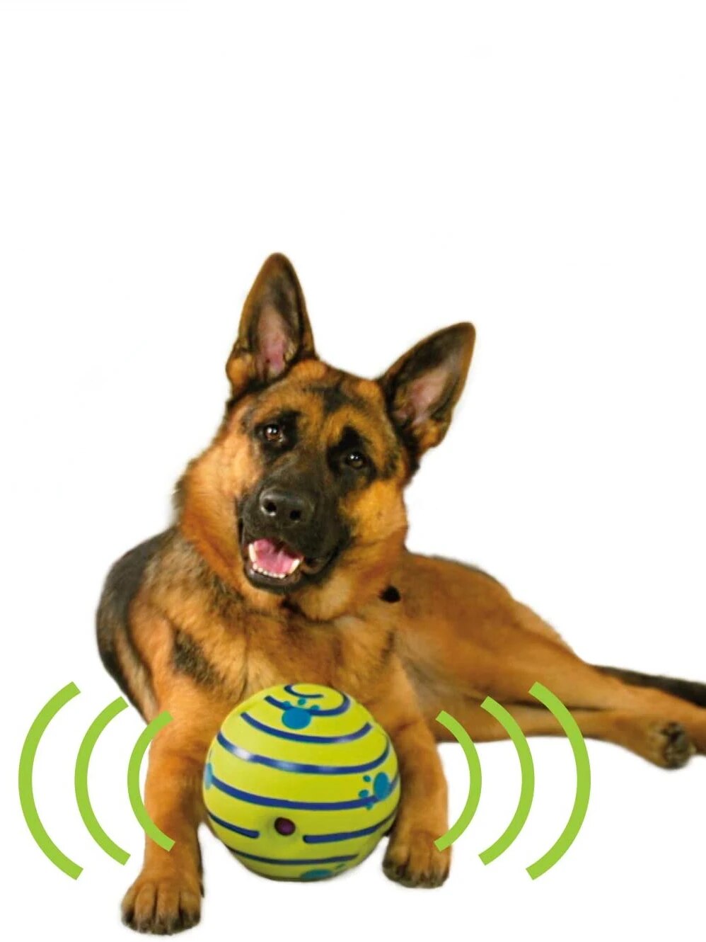 Wobble Wag Giggle Glow Ball jouet interactif pour chien, sons de rire amusants lorsqu'ils sont roulés ou secoués, les animaux de compagnie savent mieux que vu à la télévision