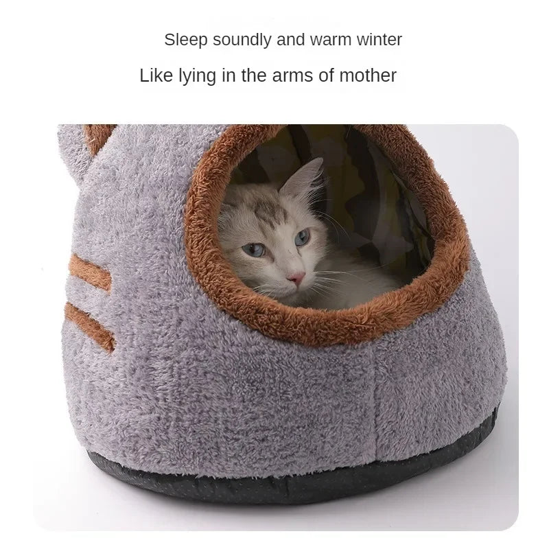 Lit pour chats panier pour animaux de compagnie lit pour chat confortable coussin pour chaton maison pour chats tente doux chaud petit tapis pour chien sac lits et meubles lavables