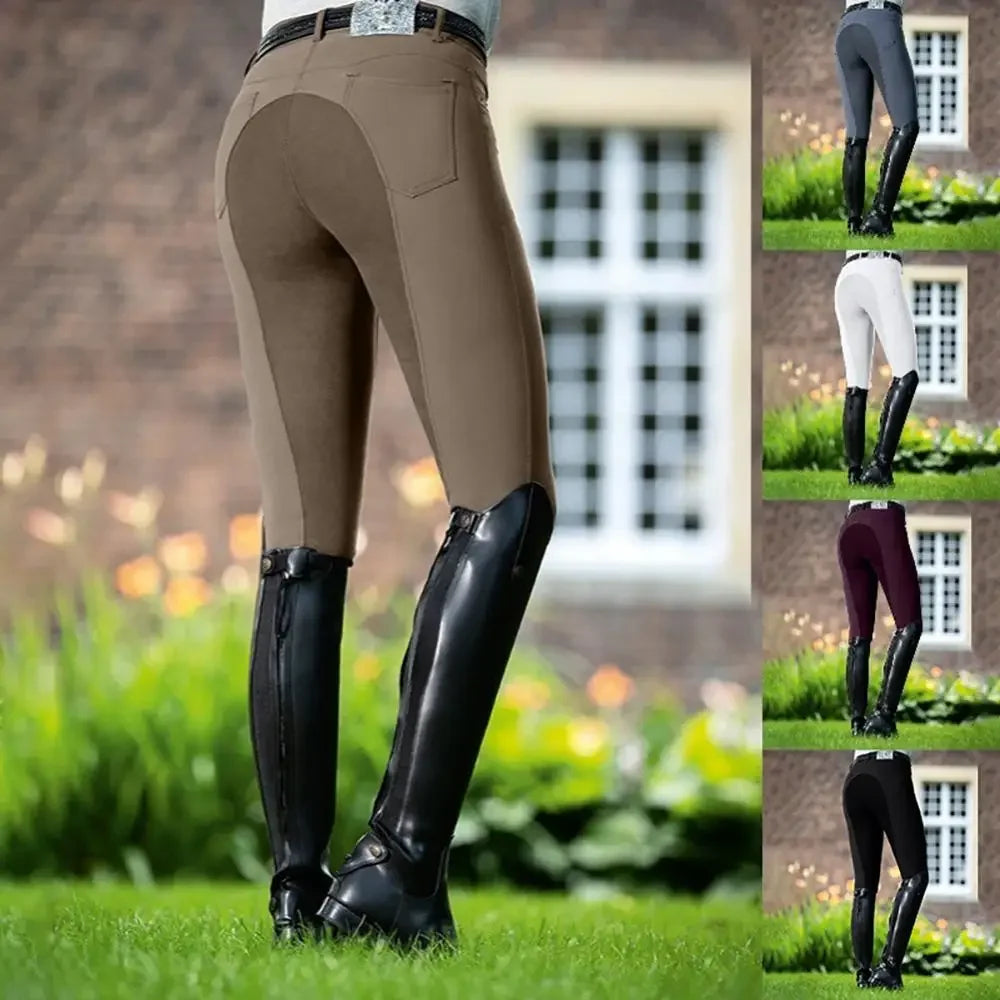 Leggings chevaux accessoires pour équitation fournitures équestres passe-temps pantalons d'équitation vêtements femme équipement fille Sport Stretch