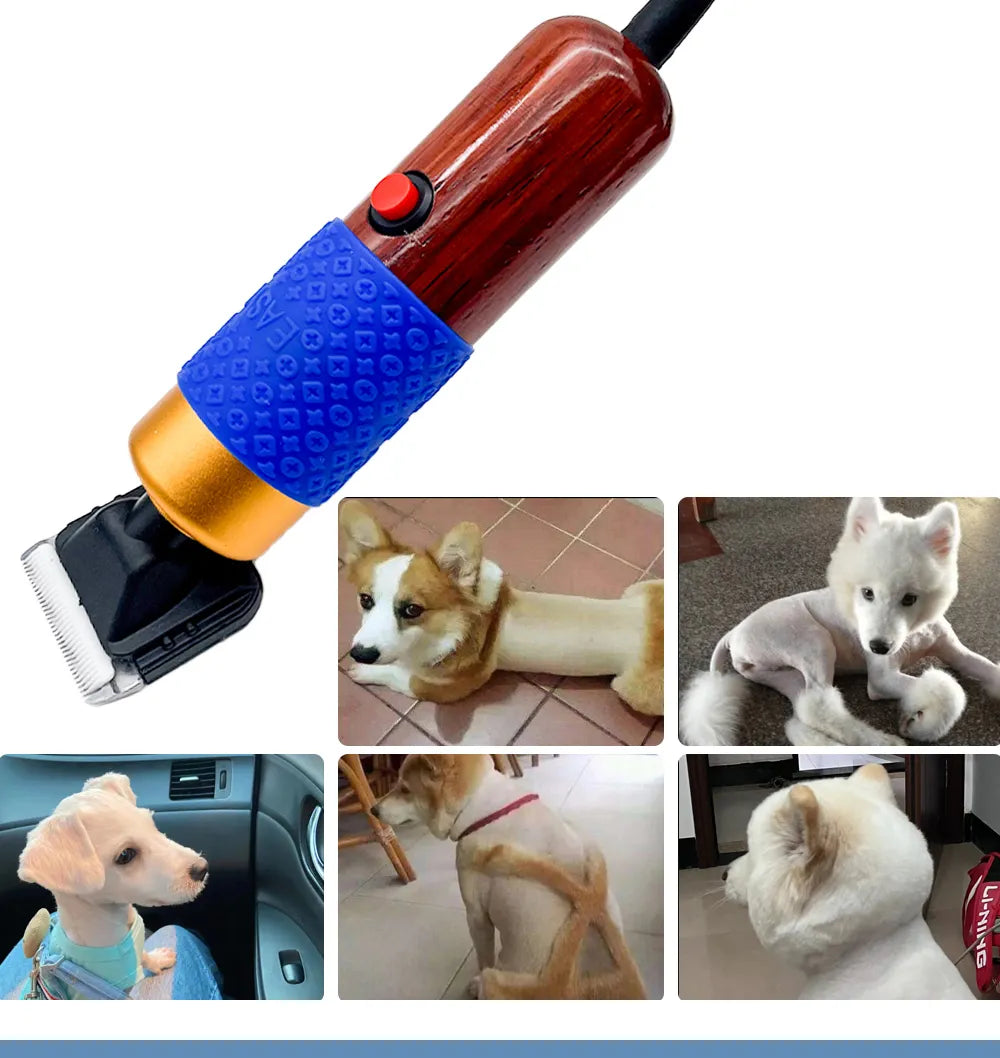 Tufting Gun Cortadora de pelo eléctrica Tijeras copetudas Fader de alfombra Cortadora profesional para perros y mascotas Accesorios para máquinas cortadoras de cabello de alta potencia de 200 W