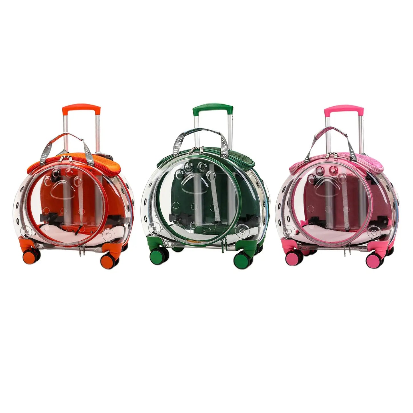 Porte-bulles de transport de valise de chariot à chat, sac de transport pour animaux de compagnie pour chats et chiens