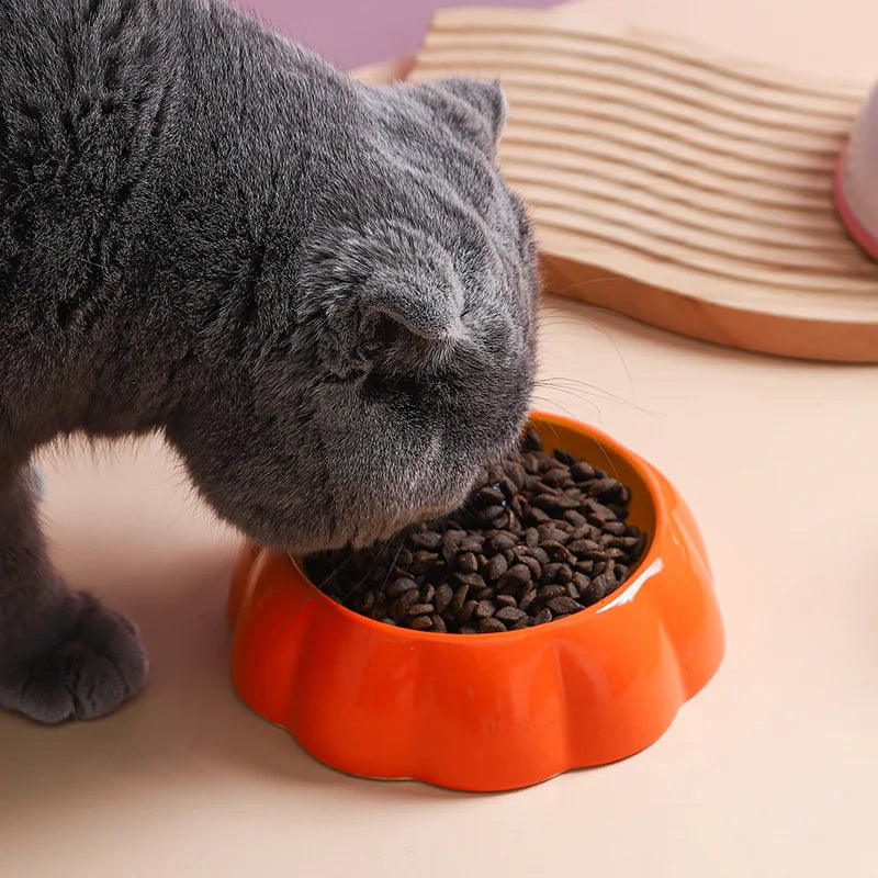 150ml Cat Ceramic Bowl Fruit Shape Pet Small Size Food Water Feeders Puppy Dog Drinking Eating Supplies