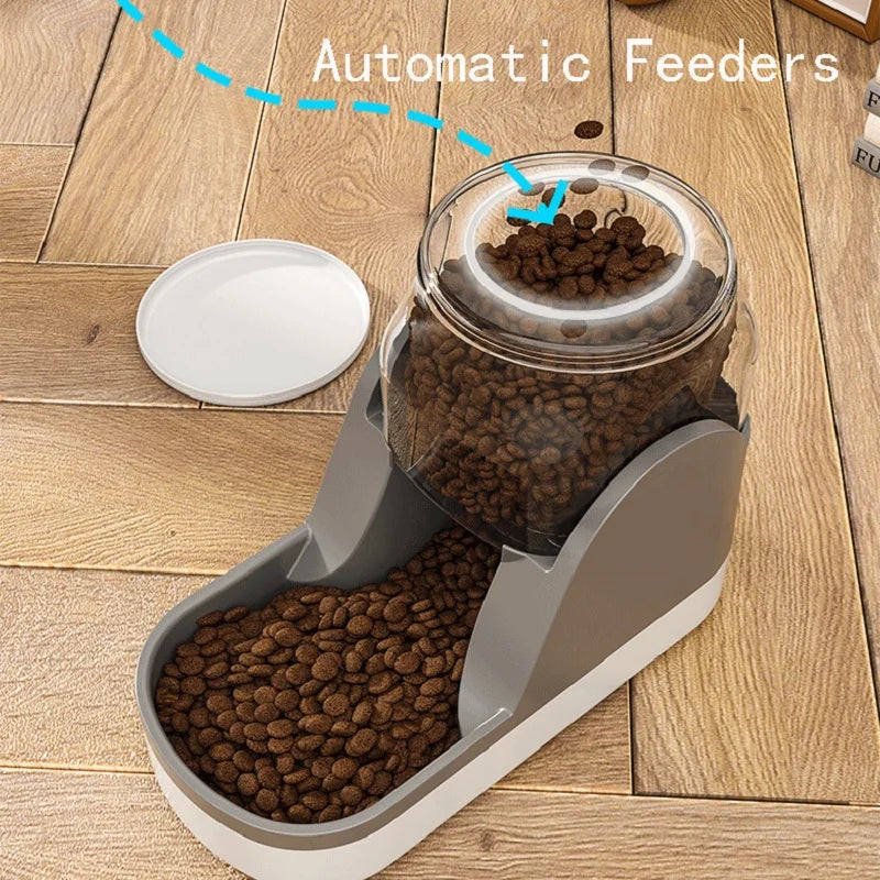 Nouveau Mangeoire automatique pour chat distributeur d'eau de nourriture pour chats intelligents mangeoire automatique de grande capacité pour chats bol pour chien