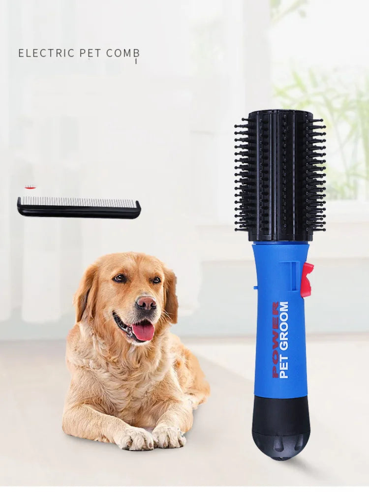 Peine eléctrico para piojos para mascotas, perros, gatos, pulgas, cepillo de plástico, nudo, peine para depilación de mascotas, cepillo para quitar el pelo, accesorios, Peineta