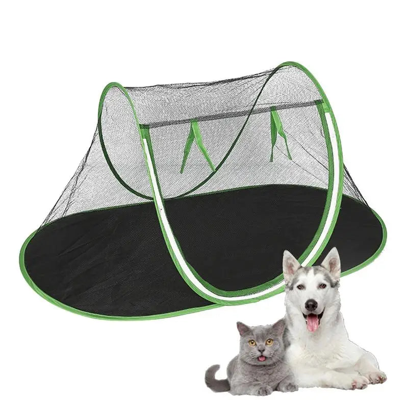 Tente pliante Portable pour animaux de compagnie, tente d'extérieur pliable pour animaux de compagnie, chat, maison de jeux extérieure, clôture pour chiens, Camping, parc pour chiens, petite taille