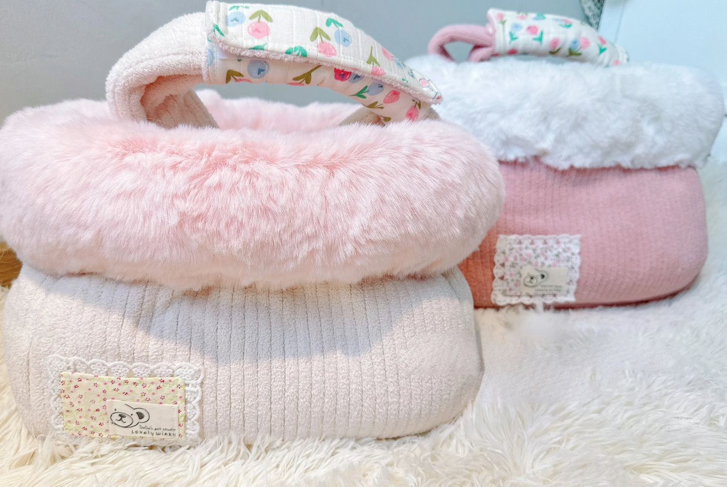 Thickened Warm Nest Bag Dual-use Pet Dog Teacup Teddy Yorkshire Tote Dog Bag Going Out Dog Bag Carrier Pet Carrier Bag Luxury