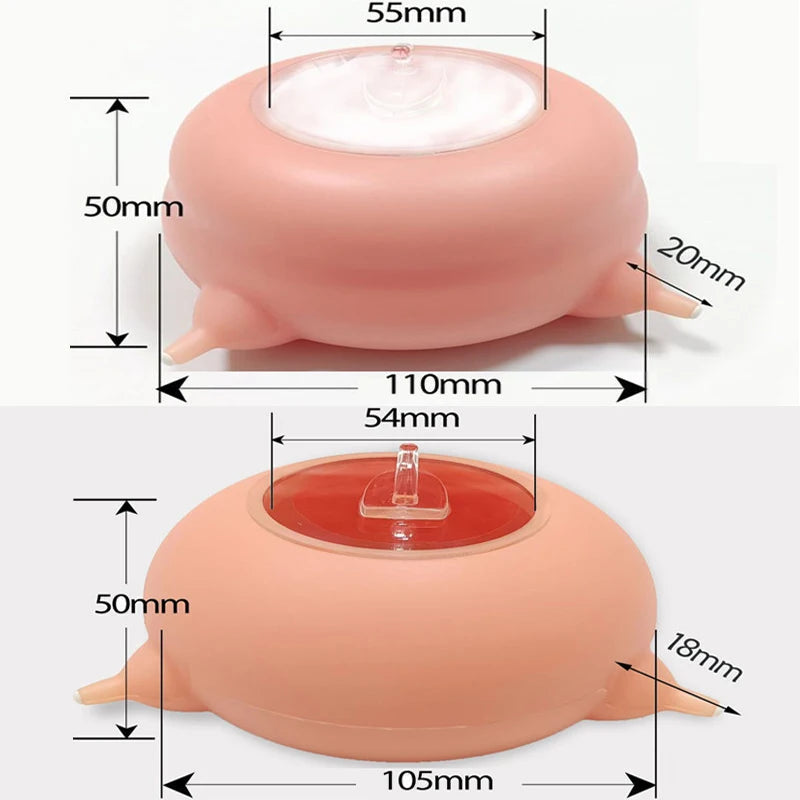 Mangeoire à lait pour animaux de compagnie, mamelon bionique, sûr, sain, de qualité alimentaire, outil d'alimentation en lait en Silicone pour chien, chat, chaton, chiot, bol