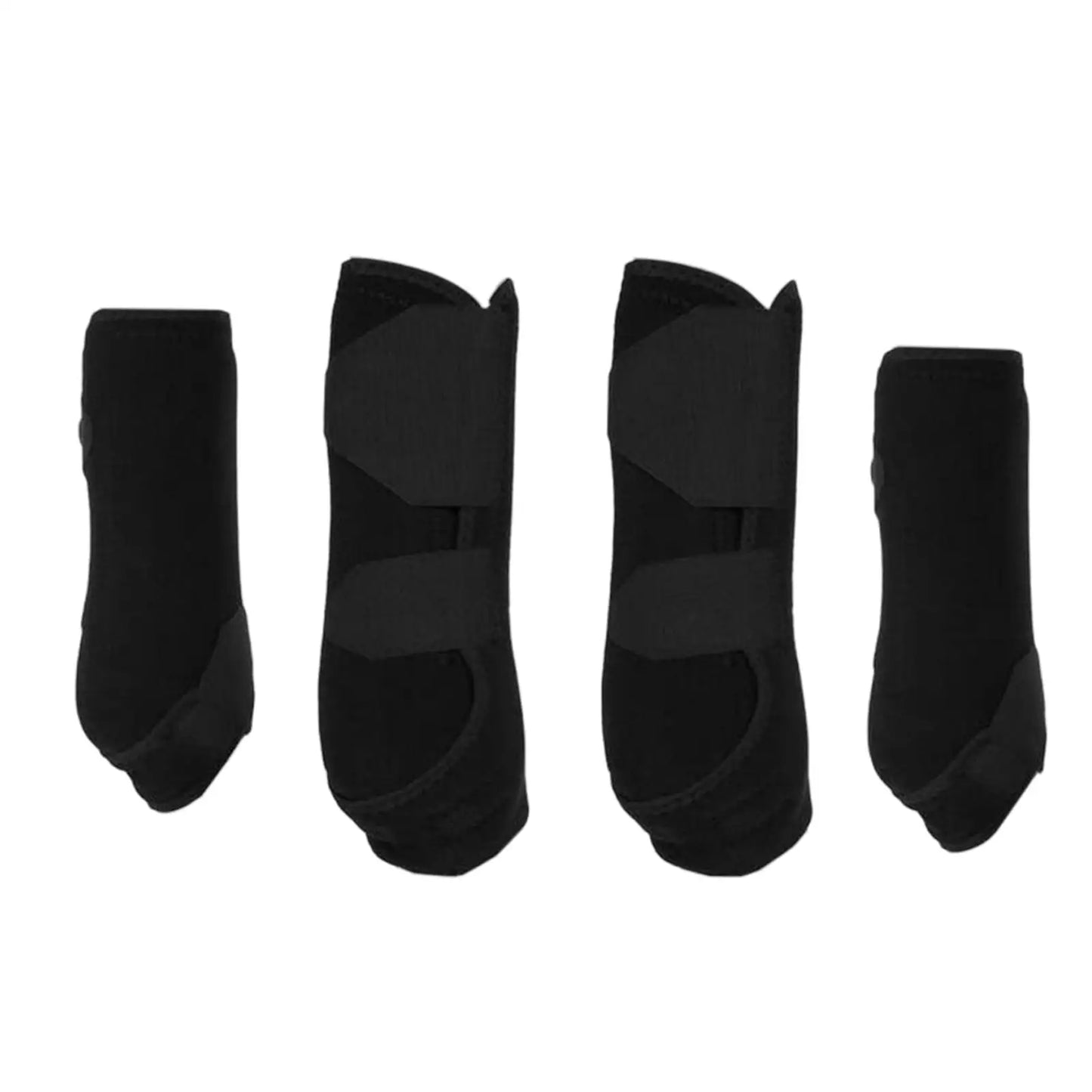 4 bottes de cheval enveloppant les jambes, protecteur des jambes avant et arrière, en néoprène, Support de cheval, engrenages de Protection pour accessoires équestres