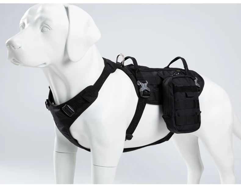 Winhyepet – harnais d'extérieur pour chien, antidérapant, sans traction, gilet en tissu pour animaux de compagnie, marche et voyage pour grands et petits chiots, accessoires