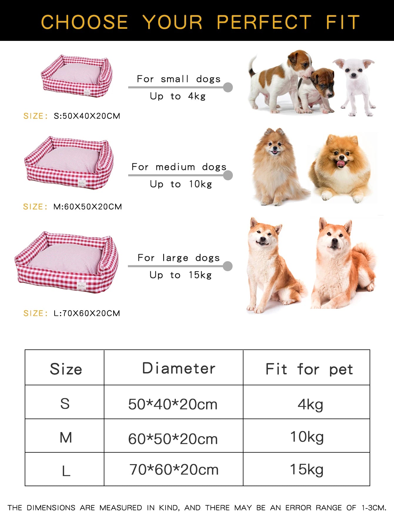 Dog Beds for Small Dogs Plaid Bed Pet Supplies Sofa Cushions Big Large Puppy Blanket Cats Baskets Pets Mat