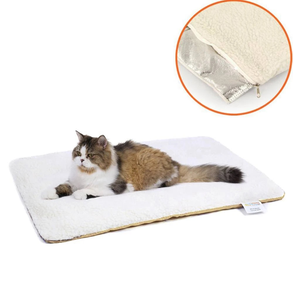 Tapis thermique pour animaux de compagnie, lit pour chien, coussinets auto-chauffants pour animaux de compagnie, couverture pour lit de chat, coussin de canapé, tapis de maison, garde au chaud, couverture de couchage