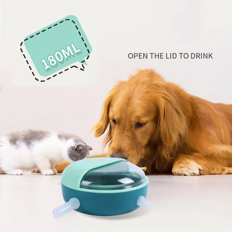 Ensemble d'alimentation à lait pour chiot et chaton, bol de 180ml, 5 tétines, Station de soins infirmiers en Silicone, distributeur de nourriture pour chats, nouveau-né, animal de compagnie