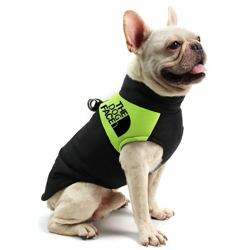 Winter Warm Pet Dogs Clothes Outfit Pet Vest Zipper Jacket Coats Waterproof For Small Medium Large Dogs French Bulldog Labrador