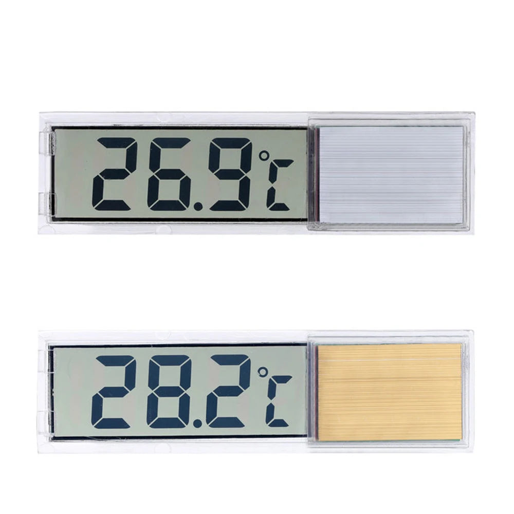 Thermomètre d'aquarium étanche 3D numérique LCD électronique température du réservoir de poisson poisson tortue compteur de température décoration d'aquarium