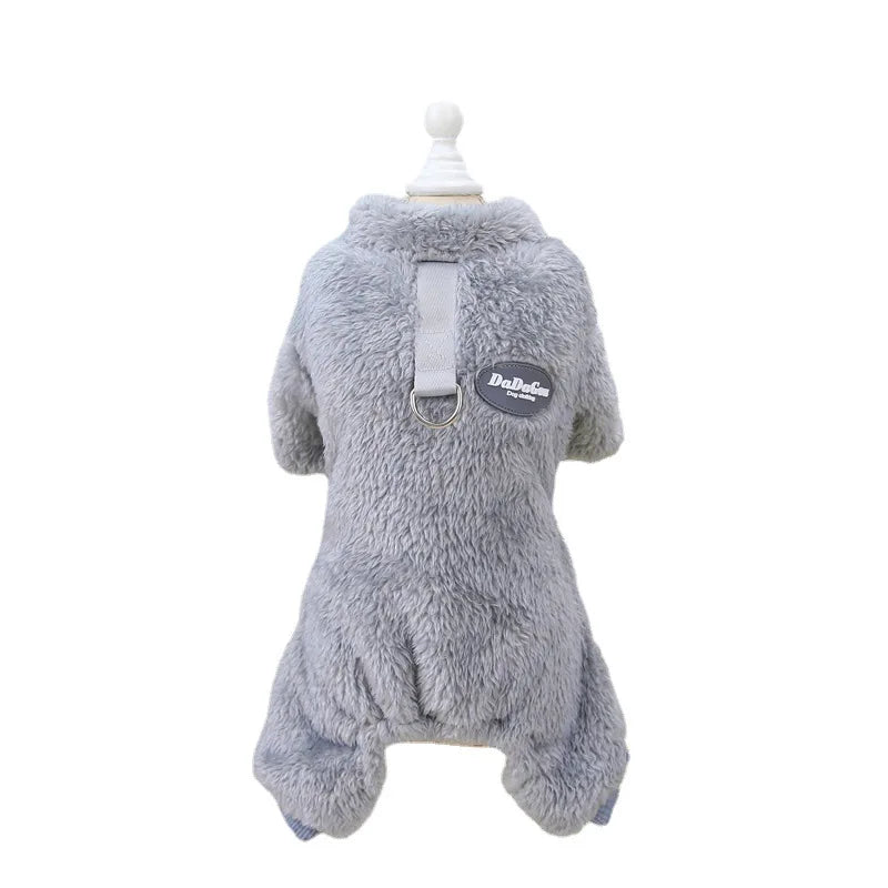 Winter Warm Pet Dog Jumpsuit Dog Clothes for Small Dogs Chihuahua Jacket Yorkie Shih Tzu Coat Poodle Outfits Fashion Style