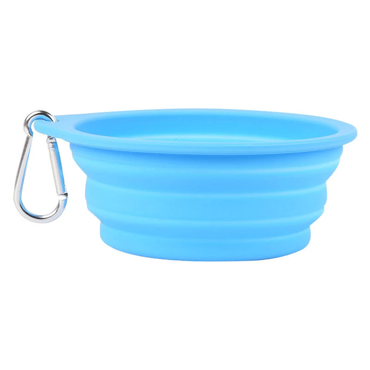 Cuenco de silicona plegable grande para perros y mascotas, recipiente portátil para comida para cachorros, para viajes al aire libre, plato alimentador, 350/600ml