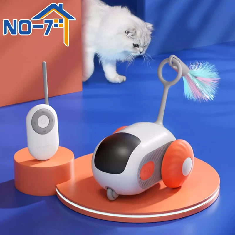 Juguete para Gato elegante, coche interactivo para gatos, pelota de juguete con Control remoto automático, accesorios para gatos de interior, suministros para gatitos y mascotas