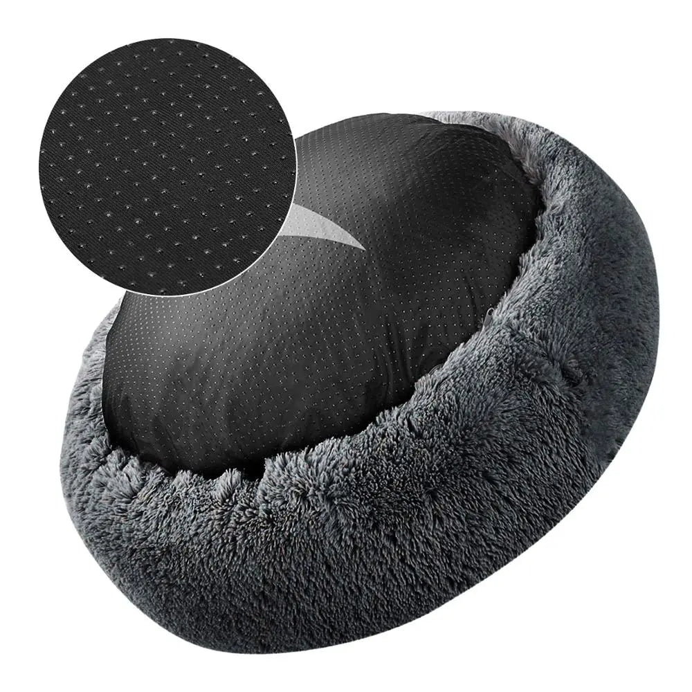 Cama para perro cómoda Donut Cuddler, perrera redonda para perros, cojín para perros y gatos Ultra lavables suaves, sofá cálido de invierno, producto en oferta