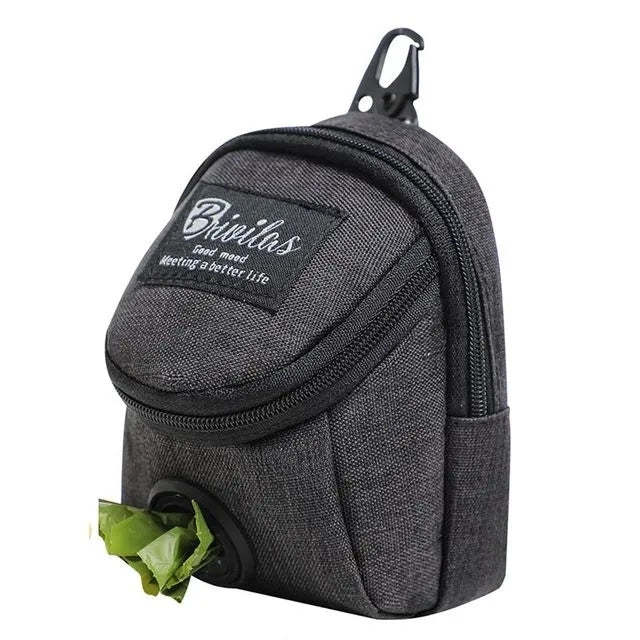 Bolsa portátil para entrenamiento de perros, bolsa para golosinas para perros al aire libre, snack para cachorros, recompensa en la cintura, dispensador de excrementos para perros, accesorios para mascotas