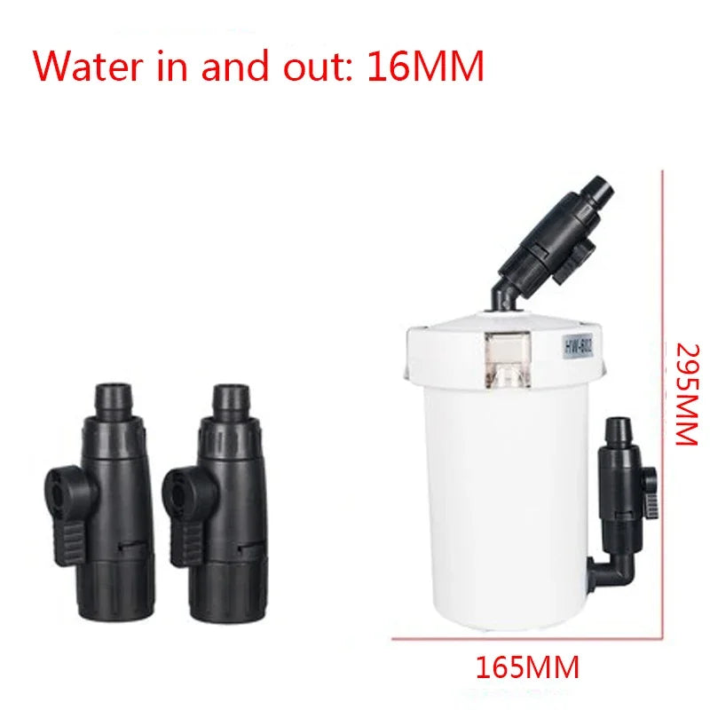 SUNSUN HW-602B HW-603B súper silencioso 6W 400L/H acuario pecera filtro externo bote sistema de filtración exterior EW602B EW603B