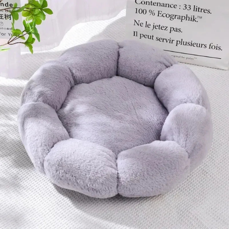 Utilice una estera única con forma de flor para perros y gatos para dormir cómodamente Cama para mascotas para interiores y exteriores