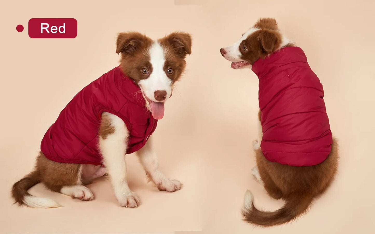 Abrigo de invierno para mascotas, ropa para perros, ropa de invierno, ropa cálida para perros pequeños, abrigo navideño para perros grandes, ropa de invierno, estilo de moda Chihuahua