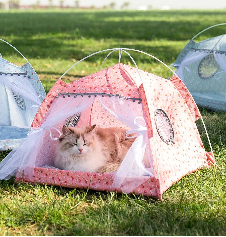 Cat Tent Bed Pet Products The Pet Closed Cozy Hammock with Floors Cat House Pet Small Dog House Products