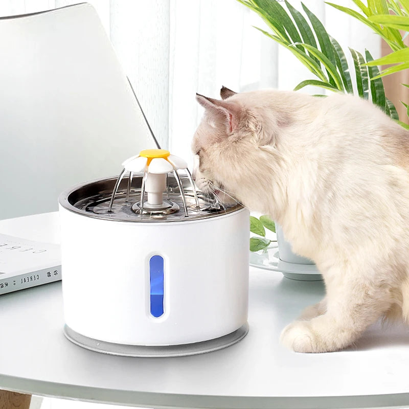 Fontaine d'eau pour animaux de compagnie, bol à boire pour chien, distributeur d'eau automatique USB, abreuvoir Super silencieux, mangeoire automatique, produits pour animaux de compagnie