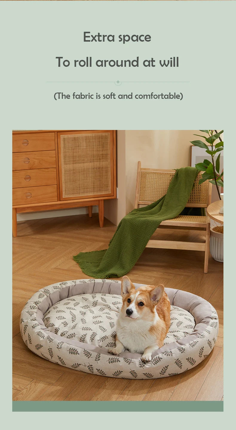 Pet Dog Bed Comfortable Pet Mat Bed for Dogs Soft Comfortable Detachable Pet Bed Kennel Dog Sofa Cushion Dog