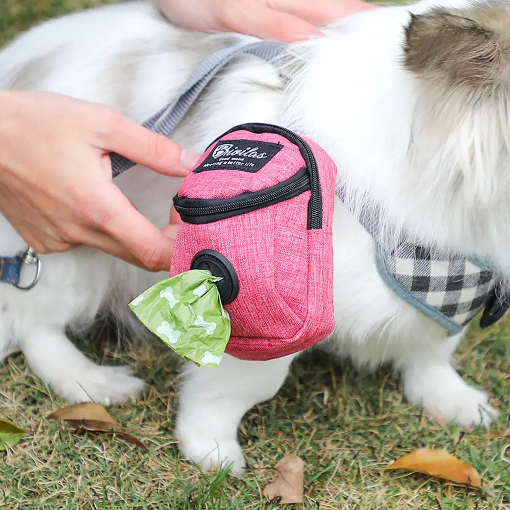 Sac de friandises Portable pour entraînement de chien, pochette de friandises en plein air pour animal de compagnie, sac de taille de récompense pour chiot, sac de merde pour chien, sacs de transport pour chiens