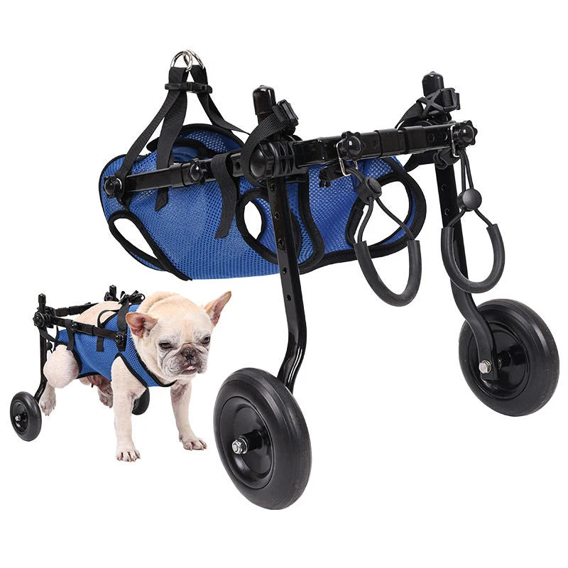 Pet Accessories Light Weight Easy Assemble Adjustable Pet Dog Wheelchair for Disabled Hind Legs Walking