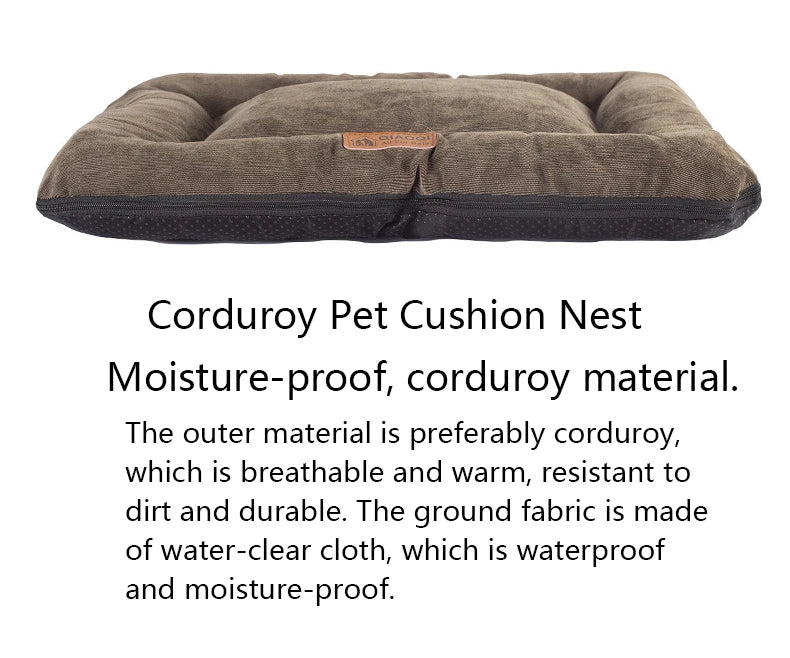 45-70CM Pet Dog Beds for Large Dogs Washable Cat Bed Bite Resistant Dog Mat Dog Kennel Pet Supplies Dog