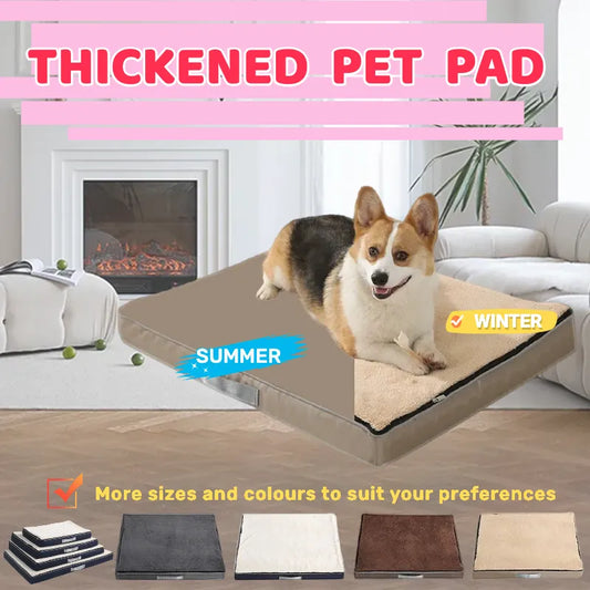 Mousse orthopédique à mémoire de forme pour grands chiens, lit, tapis en éponge douce et lavable pour animaux de compagnie avec housse amovible et fond antidérapant