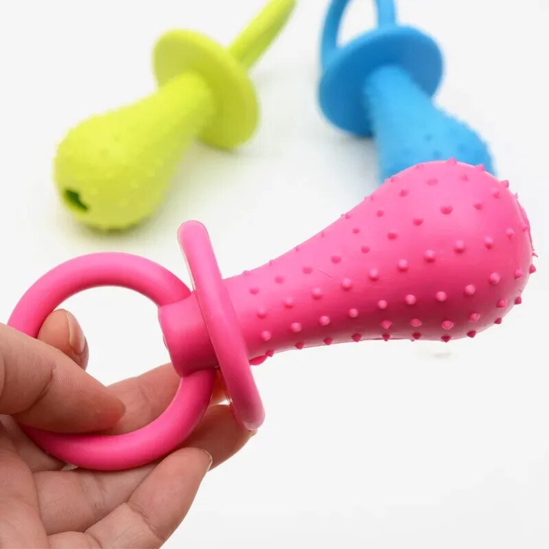 1PCS Pet Toys for Small Dogs Rubber Resistance To Bite Dog Toy Teeth Cleaning Chew Training Toys Pet Supplies Puppy Dogs Cats