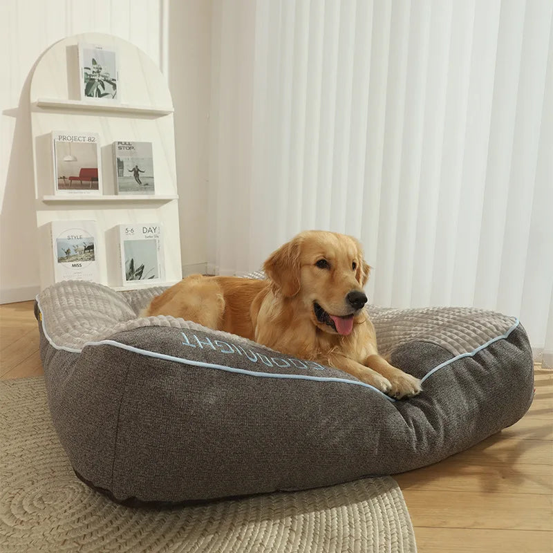 Cama para perro de gran espacio, nido suave y cálido para mascotas, perrera para perros pequeños, medianos y grandes, sofá cama extraíble para mascotas, accesorios para mascotas