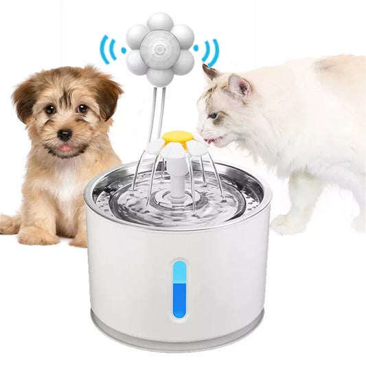 Capteur de mouvement chat chien fontaine d'eau filtre distributeur capteur de mouvement intelligent infrarouge Usb universel détecteur d'animaux bol