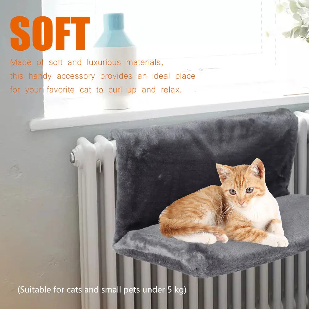 Hamaca para Gato colgante, cesta de lana cálida para invierno, hamacas con marco de hierro y Metal, cama para dormir para animales, perros y gatos, accesorios nuevos