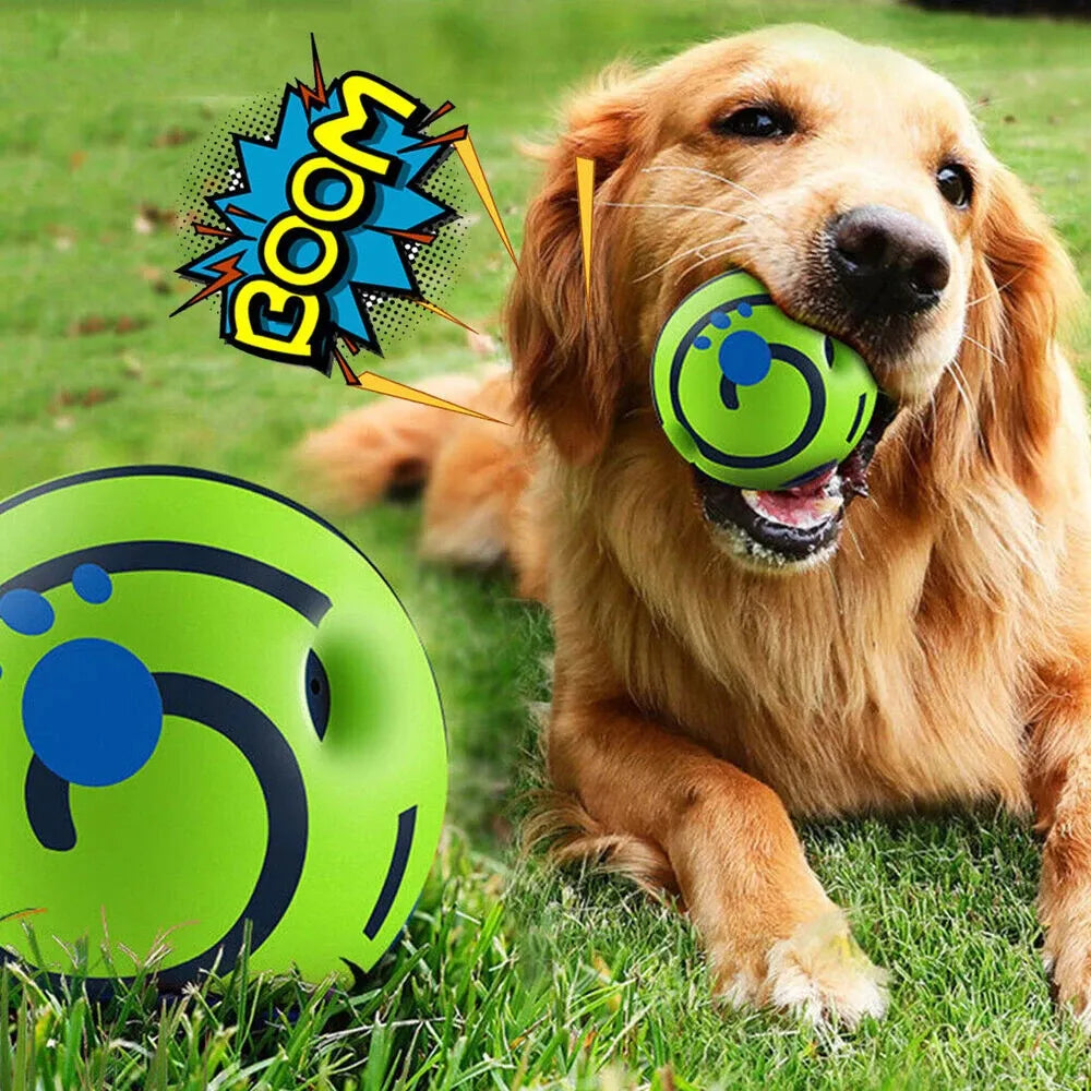 Juguete para mascotas, perro de juguete autocurativo, juguete para perros, Bola de sonido risueña, pelota para masticar, molares rodantes para aliviar el aburrimiento