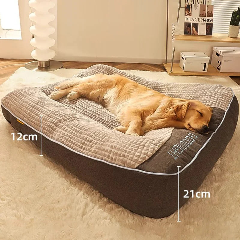 Cama para perro de gran espacio, nido suave y cálido para mascotas, perrera para perros pequeños, medianos y grandes, sofá cama extraíble para mascotas, accesorios para mascotas