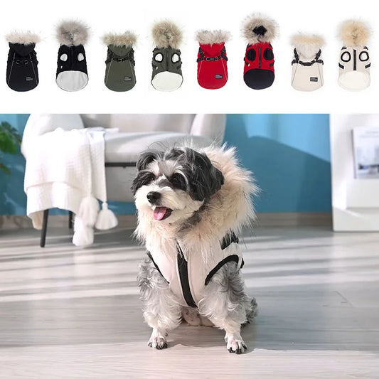 Ropa de invierno para perros cálidos para perros pequeños, mascotas, cachorros, traje de Bulldog Francés, abrigo, chaqueta, ropa para Chihuahua, estilo de moda