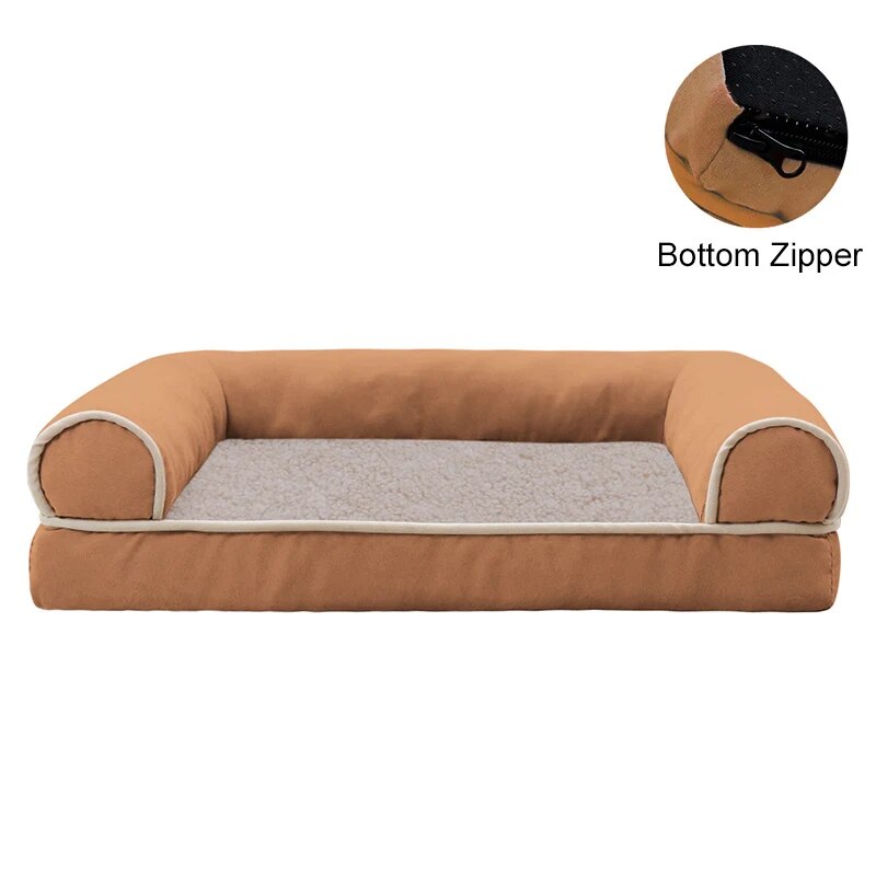 Nueva cama para perros, sofá para perros, sueño profundo, casa para perros pequeños, medianos y grandes, estera cuadrada gruesa y cálida para perros, perrera, producto para mascotas