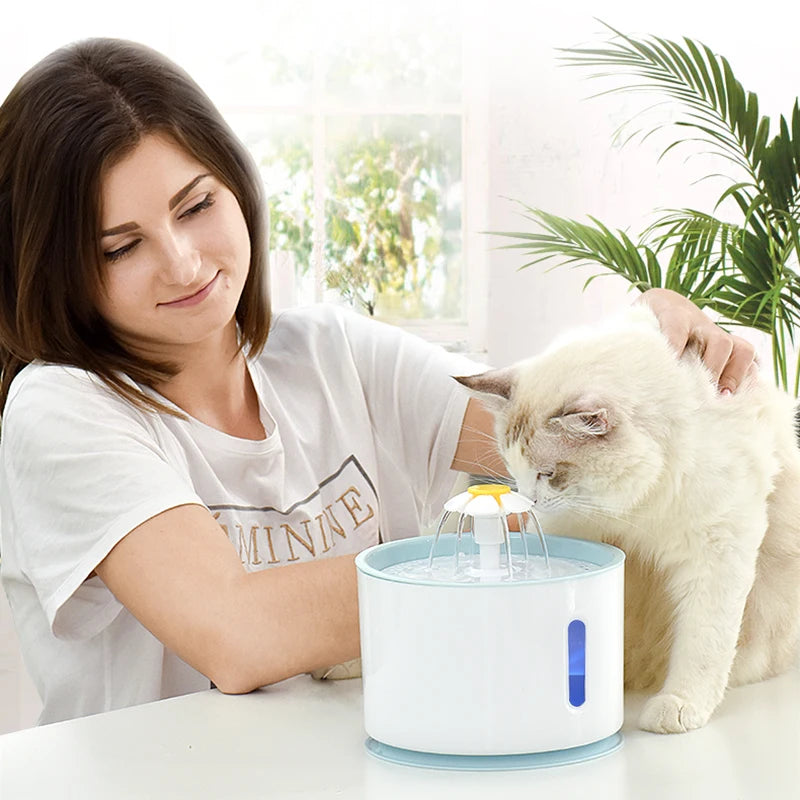 Fontaine d'eau pour animaux de compagnie, bol à boire pour chien, distributeur d'eau automatique USB, abreuvoir Super silencieux, mangeoire automatique, produits pour animaux de compagnie