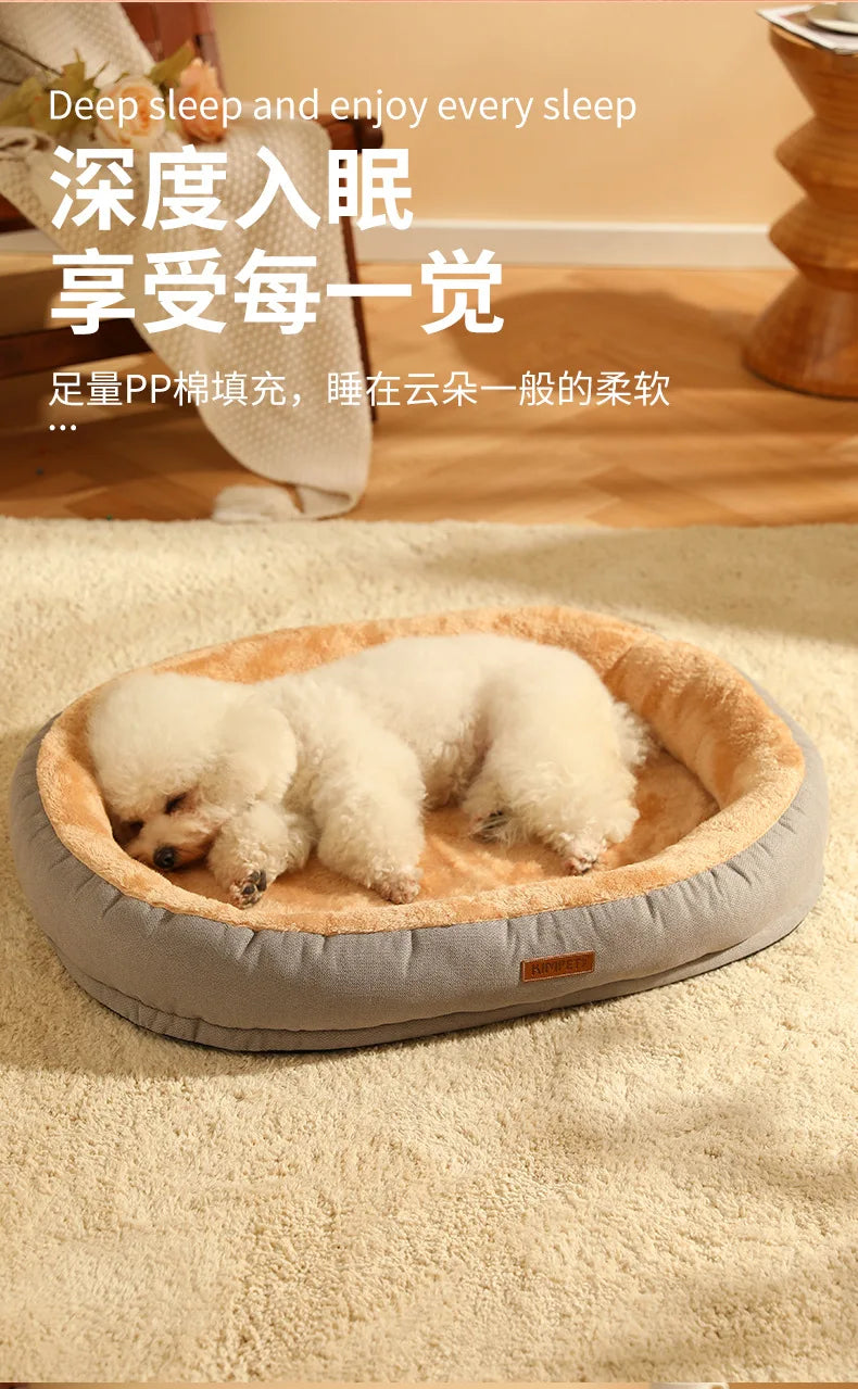 Winter Warm Pet dog Bed Kennel Cat House Sleeping Pumpkin Puppy Cushion Mat Cat House For Cats Cama Gato