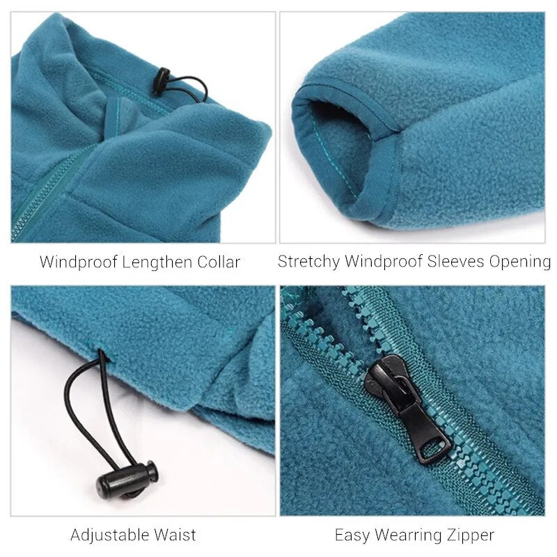 Sudaderas con capucha de invierno para mascotas, ropa de lana para perros, abrigo grueso y cálido para perros pequeños, medianos y grandes, monos ajustables para hombre/mujer para estilo de moda Corgi