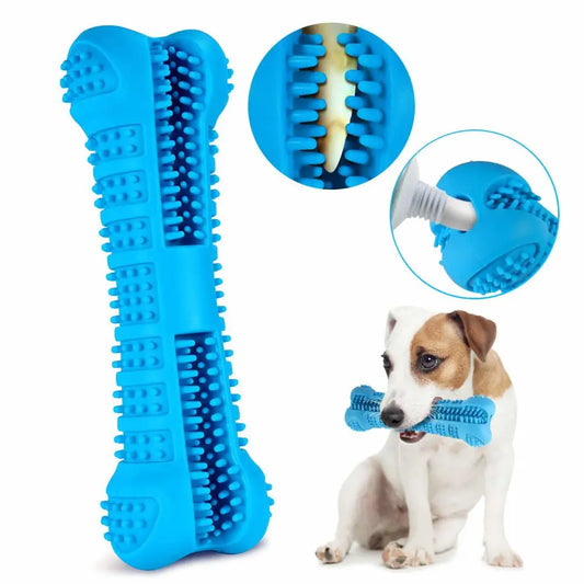 Cepillos de dientes de goma suave para perros, juguetes para masticar para cachorros, cepillo para perros, palo, Limpieza de dientes de 360 ​​grados, pasta de dientes para perros pequeños, cepillo de dientes para mascotas