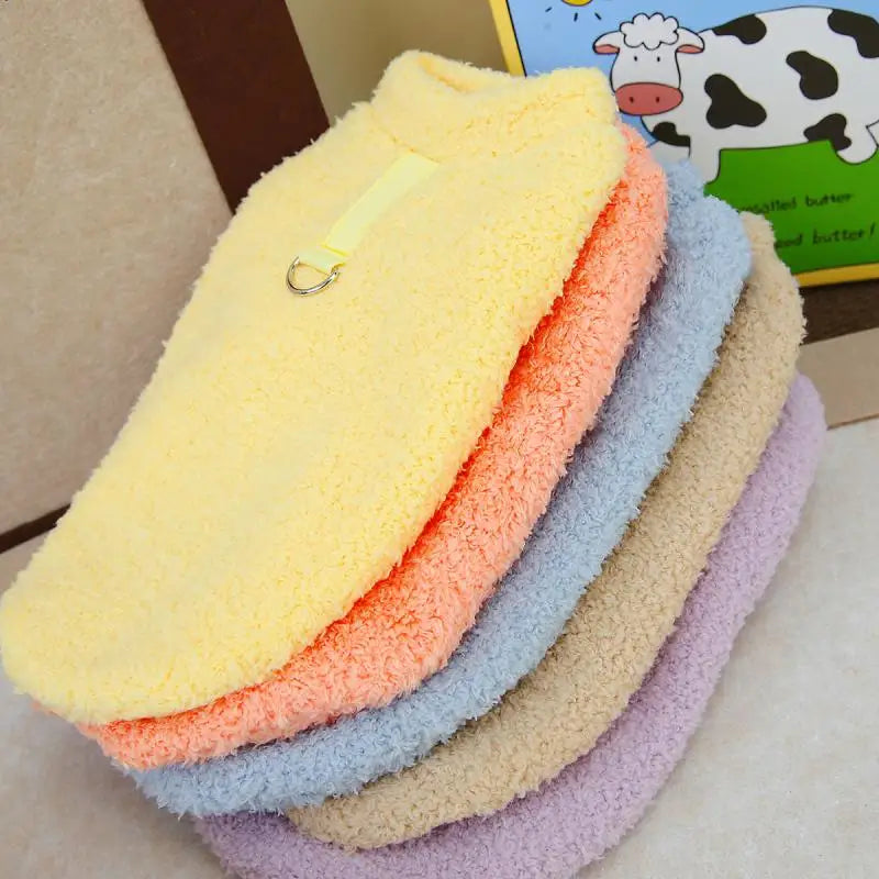 Suéter cálido de invierno para perros pequeños, ropa de peluche para perros, abrigo suave para cachorros, chaqueta, ropa para cachorros de osito Chihuahua, suministros para perros